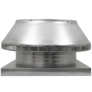 18 inch Roof Vent - Roof Louver for Air Intake - Pop Vent with Curb Mount Flange PV-18-C4-CMF